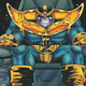 Illustration for article titled Marvel releases official dimly lit image of Josh Brolin as Thanos